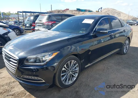 2015 Hyundai Genesis 3.8 from USA, damaged, VIN KMHGN4JE6FU068723